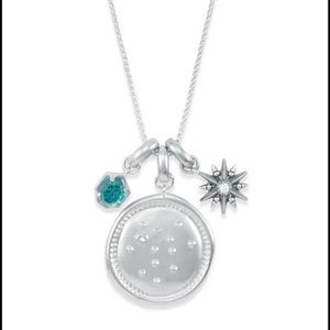 Kendra Scott Capricorn necklace in silver